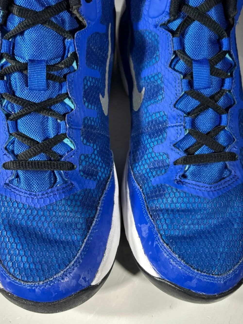 Nike Swoosh Air Without A Doubt Boys Basketball Shoes Sneakers Size 7 7Y Blue